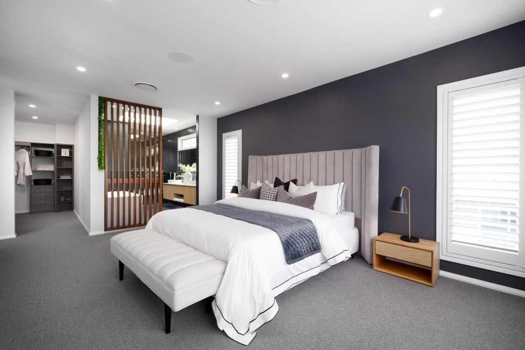 grey bedroom