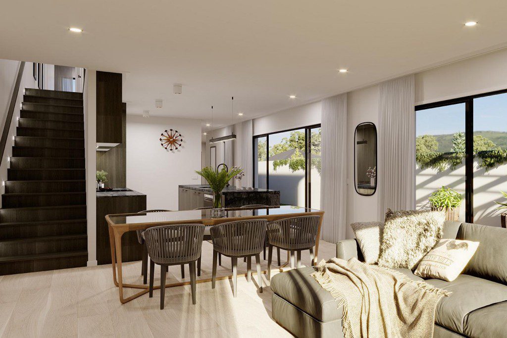 Interior design of investment property option Yarraville 209.